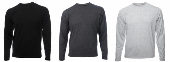Thermal long sleeve shirt / T-shirts thermiques à manches longues